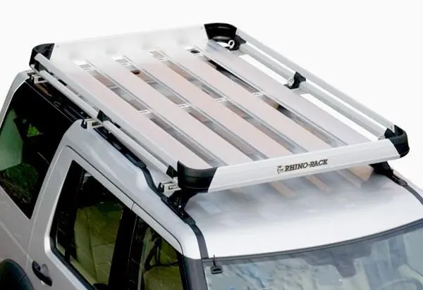 Rhino Rack Large Alloy Tray Roof Rack System - Discovery 3 & 4 1