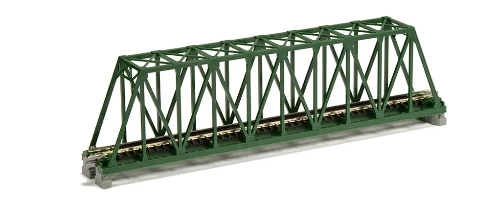 Kato N  Unitrack Single-Track Truss Bridge Green 20-431 1