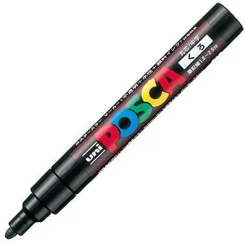 Posca Medium 1.8-2.5Mm Black 1