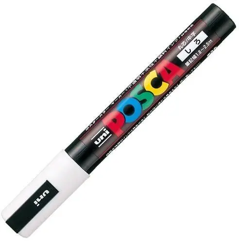 Posca Medium 1.8-2.5Mm White 1