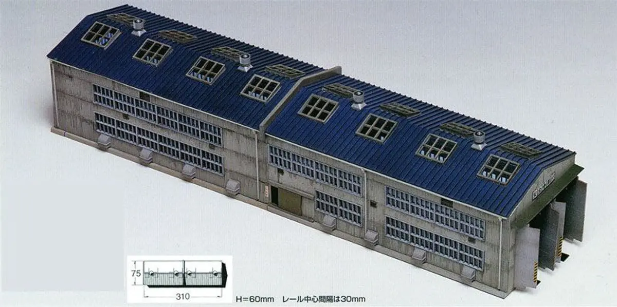 Greenmax 2123 Train Garage (N Scale) 1