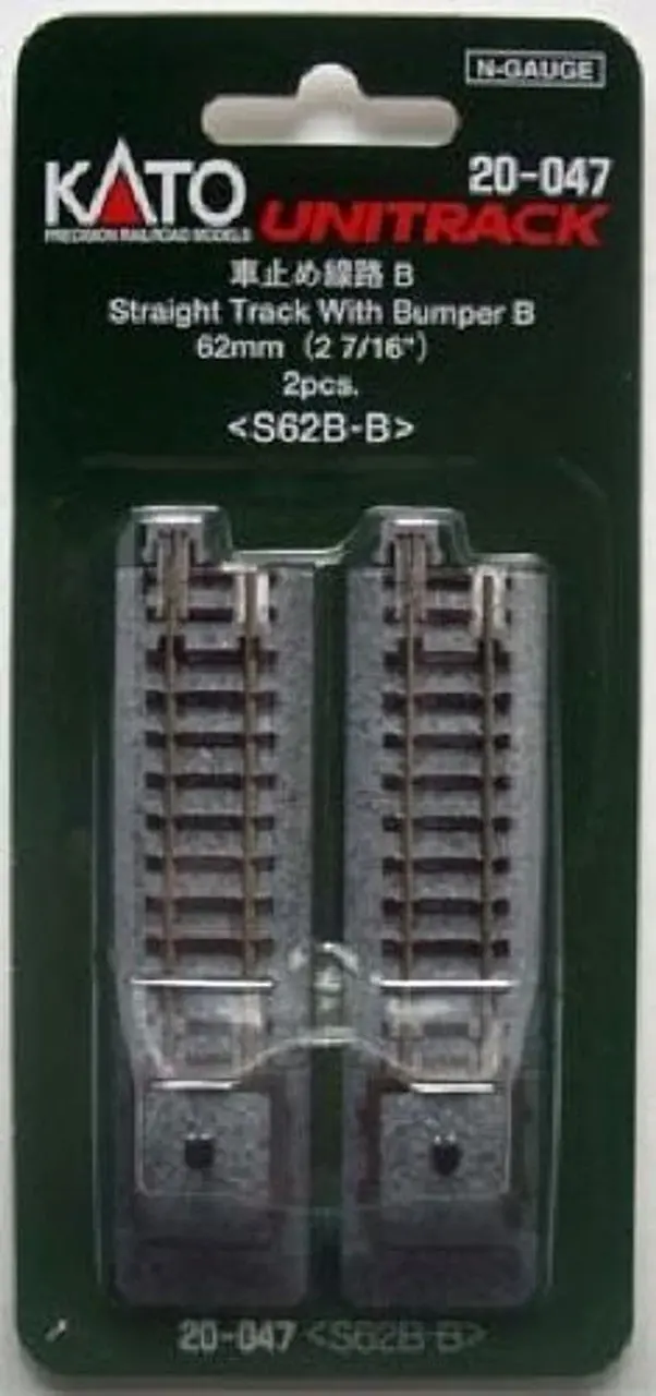 Kato 20-047 62Mm (2 7/16') Bumper Type B S62b-B (N Scale) 1