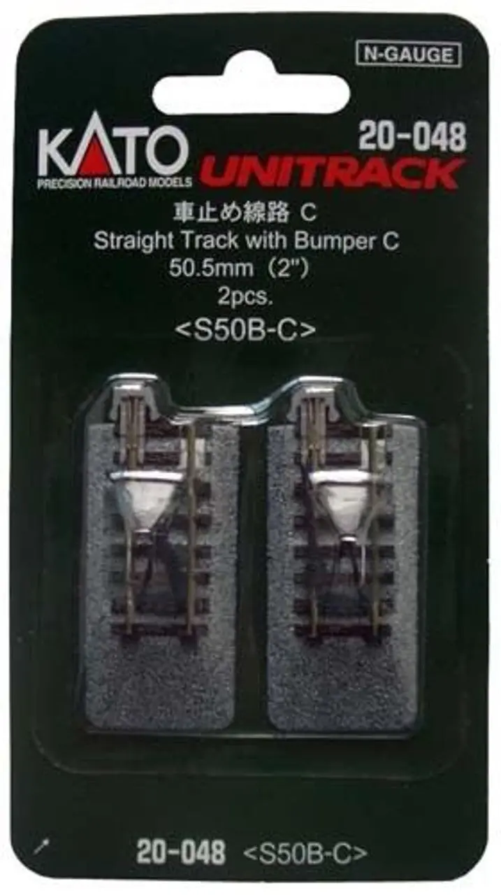 Kato 20-048 N 50Mm 2" Bumper, Type C (2) 1