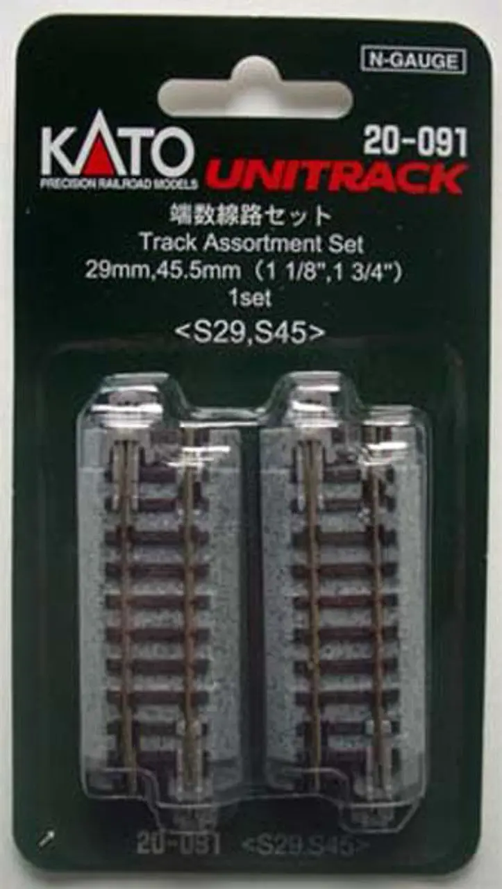 Kato 20-091 Straight Track 29Mm S29 & 45.5Mm S45 (N Scale) 1