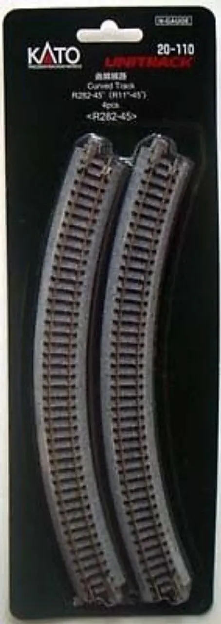 Kato 20-110 282Mm (11') Radius 45 Curve Track R282-45 (N Scale) 1