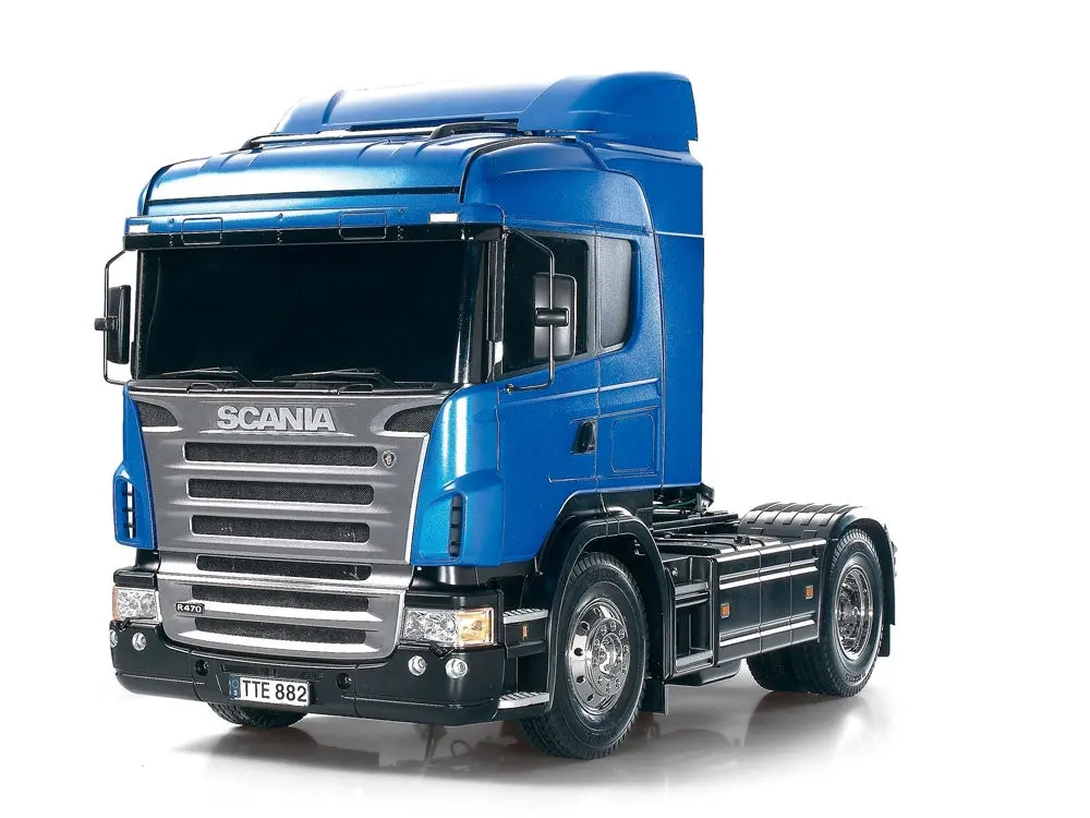 Tamiya 1/14 Scania R470 Highline Silver Edition Semi Truck Tam56364 1