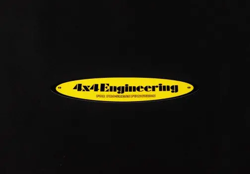 4X4 Engineering Service Oval Mini Sticker 1