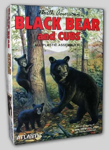 Atlantis North American Black Bear And Cubs 1