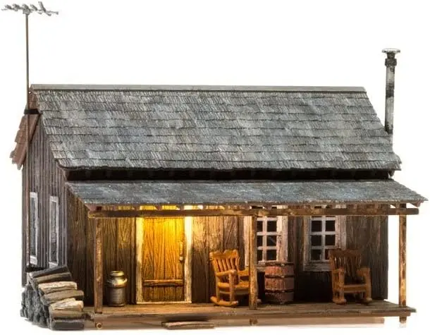 Woodland Scenics N Scale Rustic Cabin 1