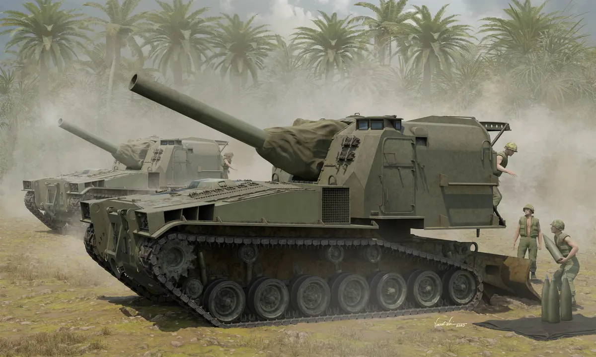 Ilovekit 1/35 M55 203Mm Self-Propelled Howitzer 1