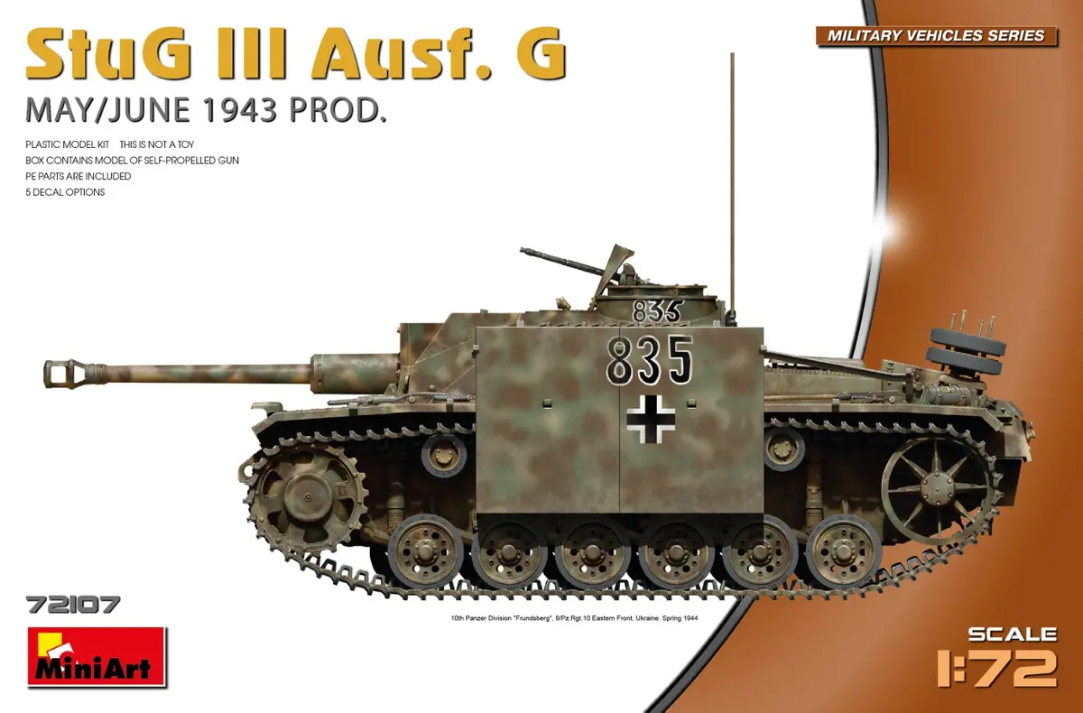 Miniart 72107 Stug Iii Ausf.G May/June 1943 Prod (1/72) 1