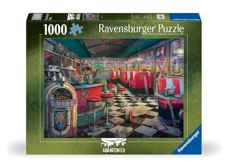 Ravensburger 1000Pc - Abandoned Series: Decaying Diner 1