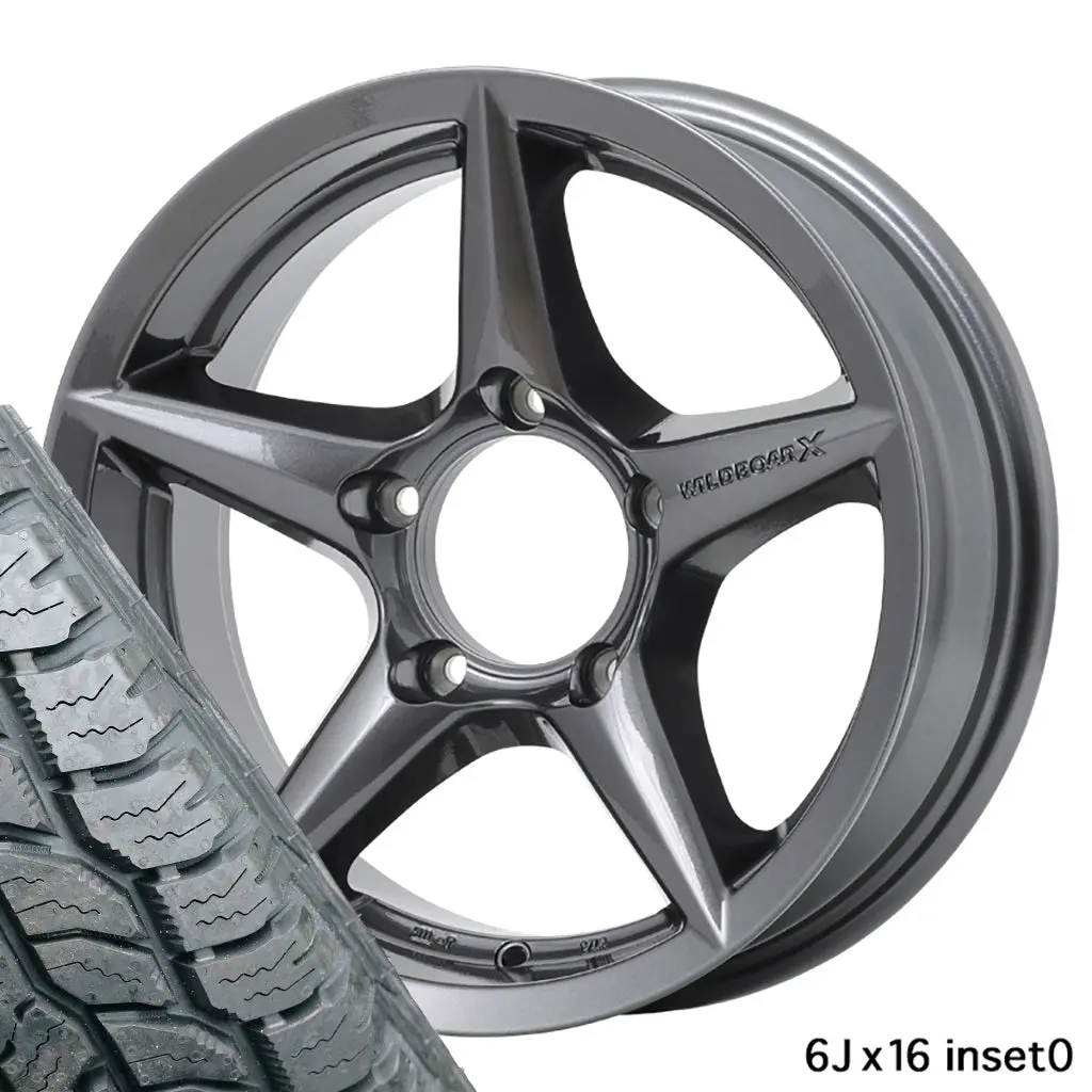 Apio Wildboar X2 16" Wheel & Tyre Package For Suzuki Jimny (1998+) 4