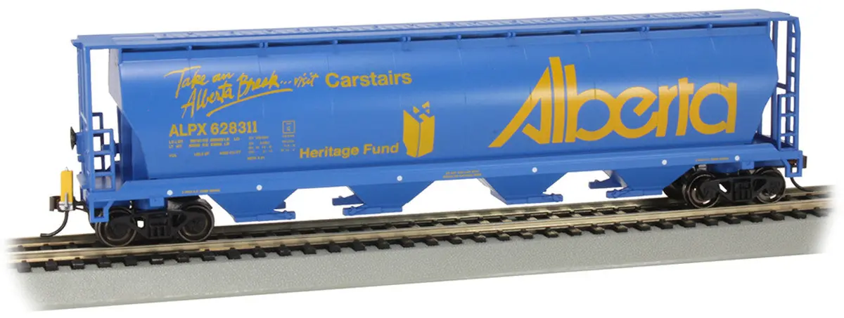 Bachmann 73806 Ho Cylindrical Grain Hopper With Fred - Alberta #628311 - Carstairs 1