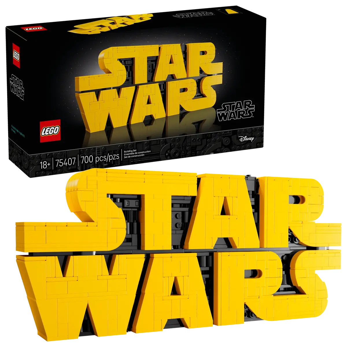 Lego 75407 Star Wars Brick-Built Star Wars Logo Sign 1