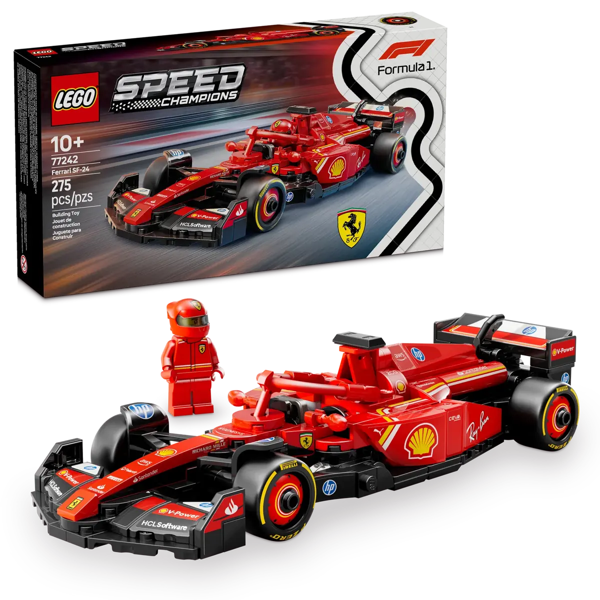 Lego 77242 Ferrari Sf-24 F1® Race Car 1