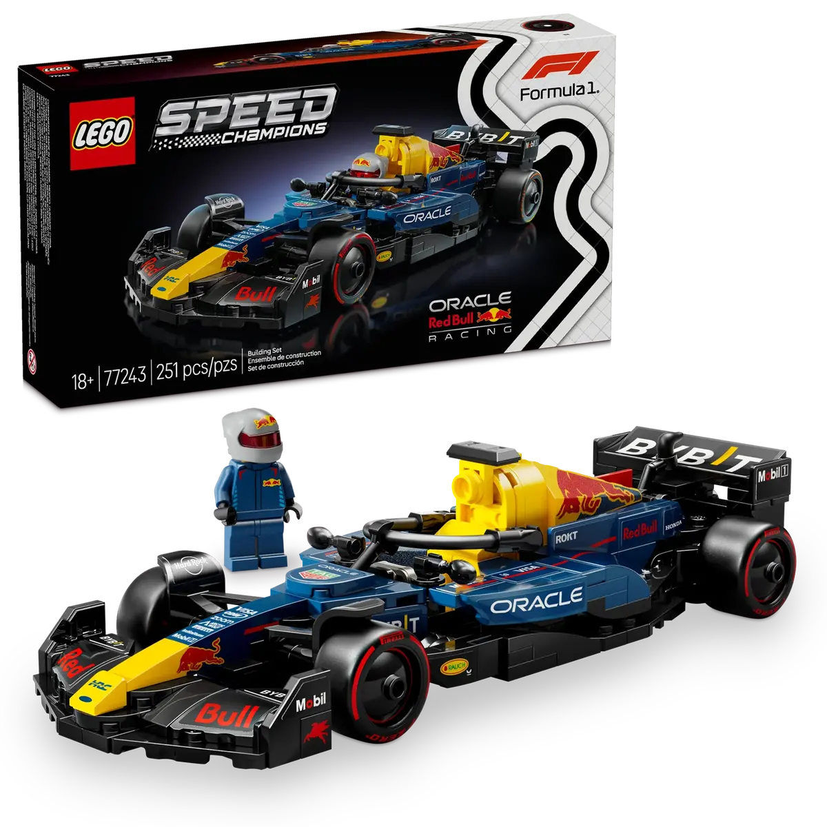Lego 77243 Oracle Red Bull Racing Rb20 F1® Race Car 1