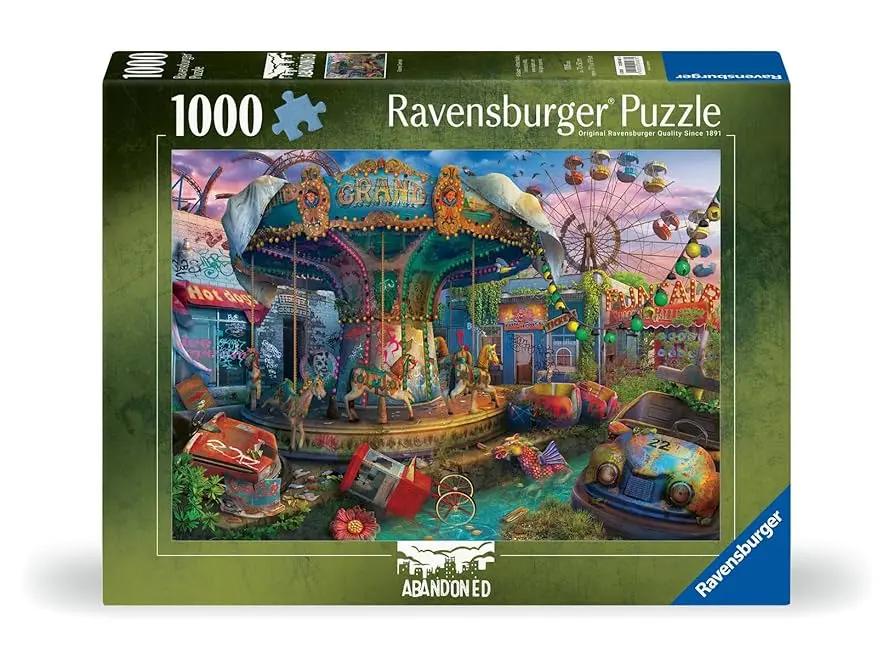Ravensburger 1000Pc - Abanonded Series - Gloomy Carnival 1