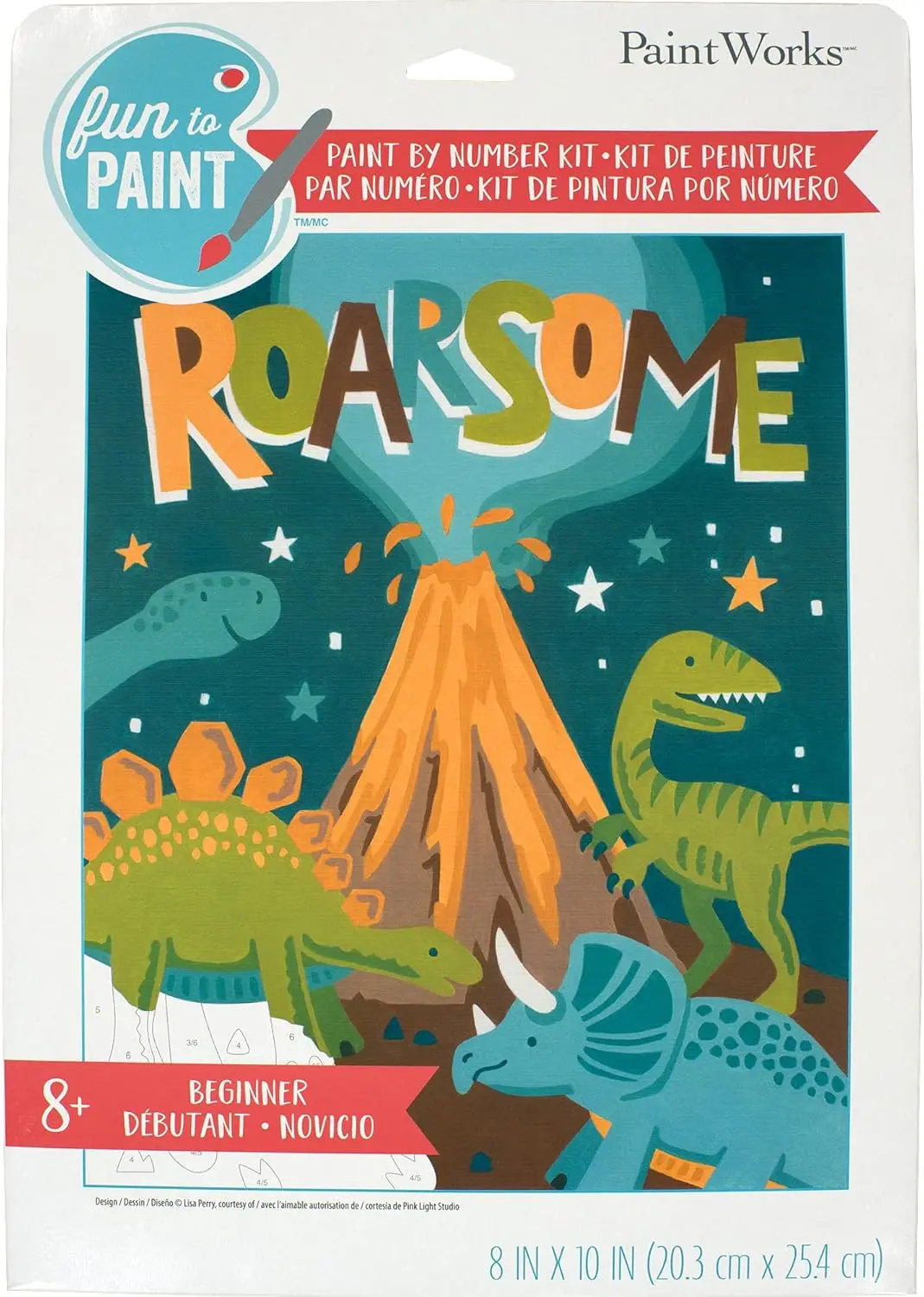Dimensions Paintworks Roarsome Dinosaur Paint By Number 1