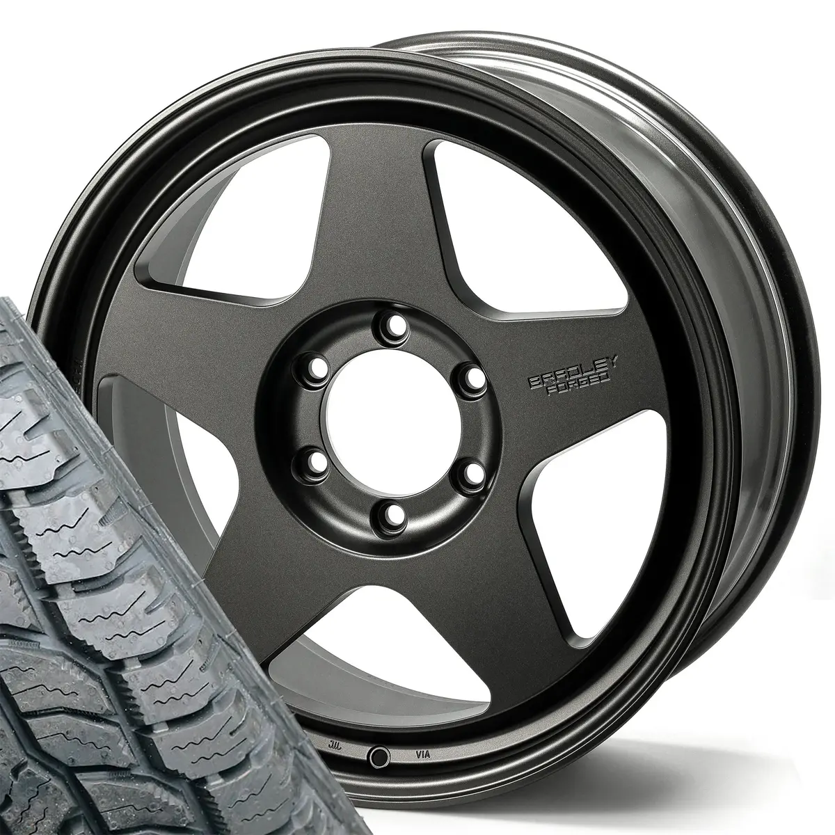Bradley Forged Takumi 20" Wheel & Tyre Package For Toyota Land Cruiser Prado 250 (2024+) 1