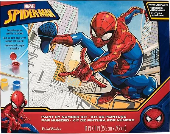 Dimensions Paintworks Spiderman Paint By Number 1