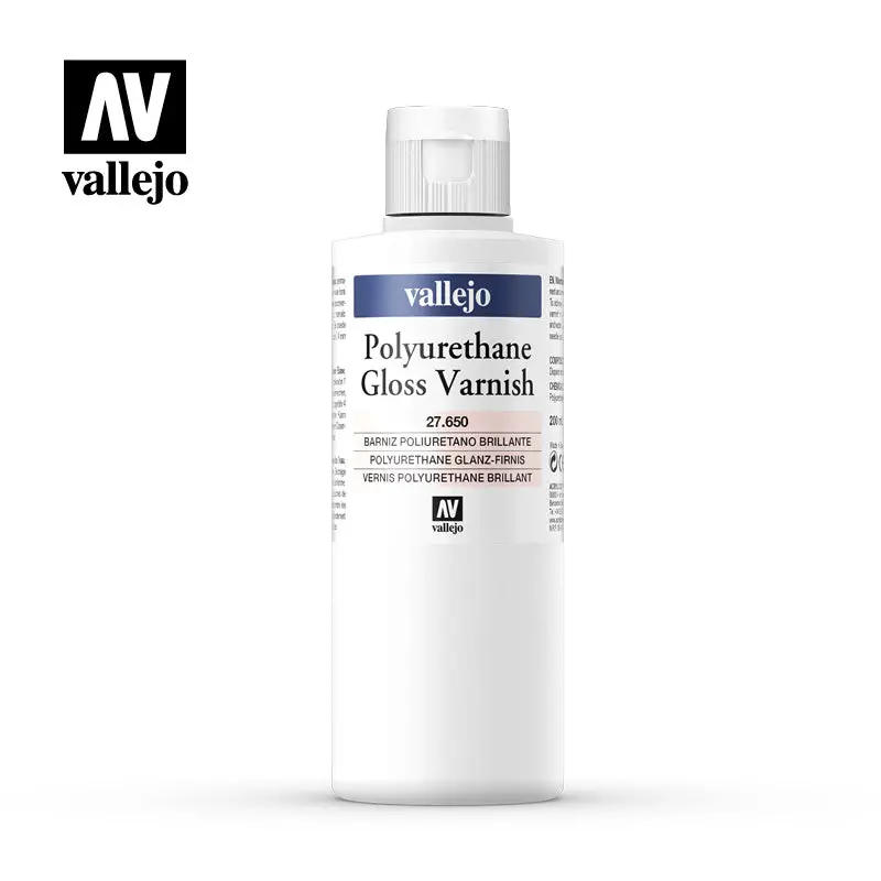 Vallejo Polyurethane Gloss Varnish 200Ml 1