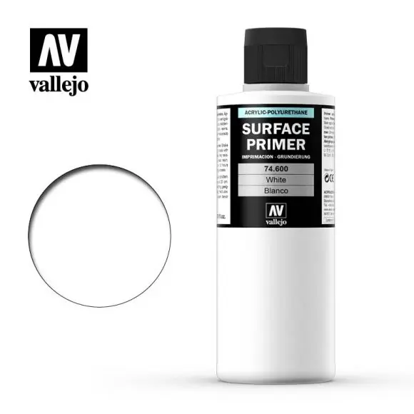Vallejo Model Color Primer Model Color Primer White 200Ml 1