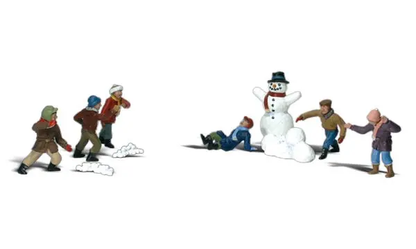 Woodland Scenics Snowball Fight Ho 1
