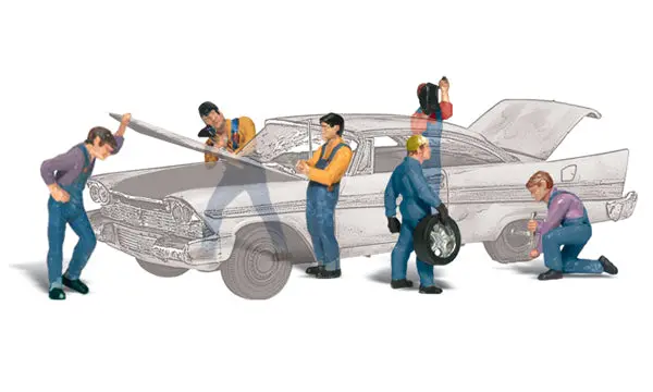 Woodland Scenics Auto Mechanics - Ho Scale 1