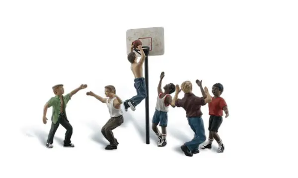 Woodland Scenics N Shootin' Hoops 1