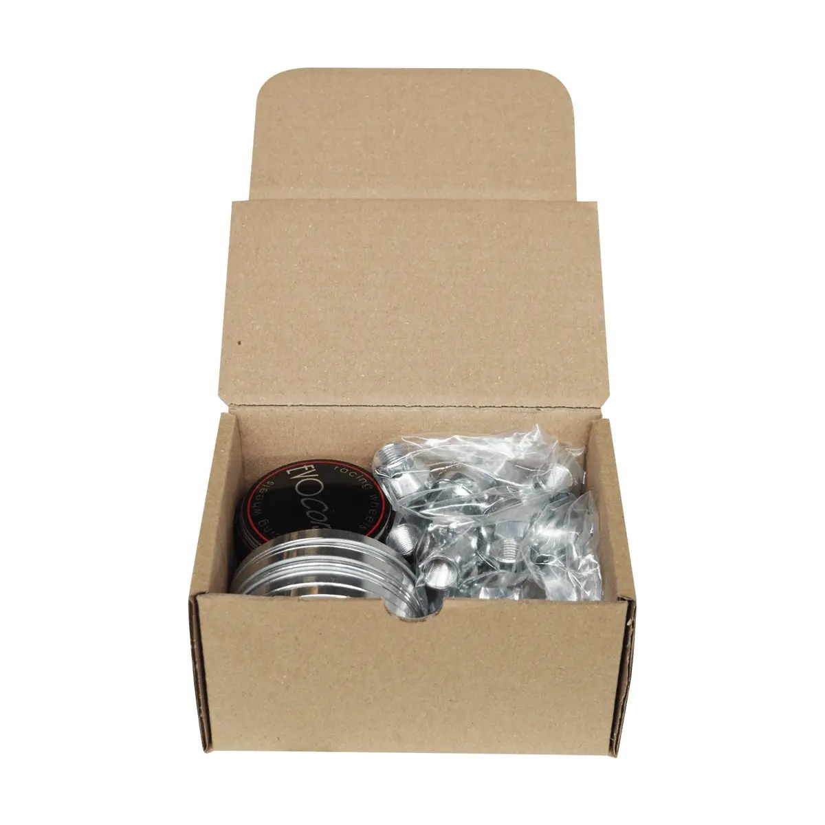 Evo Corse Wheel Nuts & Centre Cap Fitting Kit For Mercedes/Nissan/Renault (Per Wheel) - M12x1.25 1