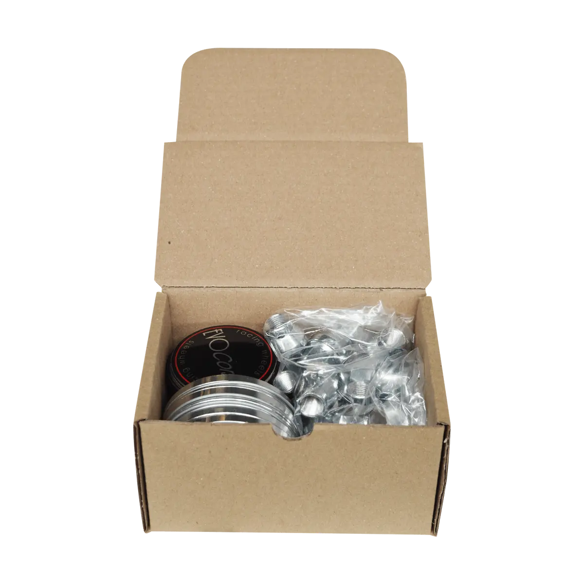 Evo Corse Wheel Centre Cap & Fitting Kit For Ford (Per Wheel) - M12x1.50 1