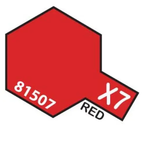 Tamiya X-7 Red Acrylic Mini 10Ml 1
