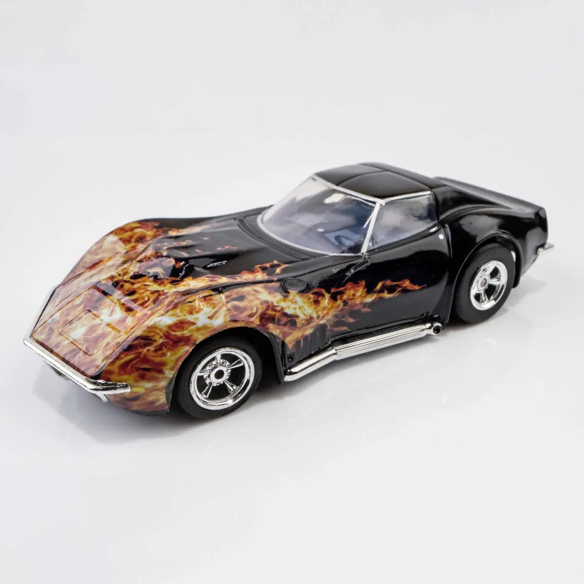 Afx/Racemasters 1968 Corvette L88 Black/Flame, 1