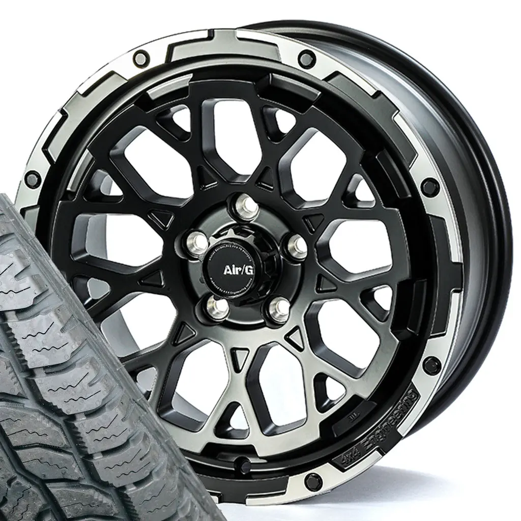 Air/G Rocks 17" Wheel & Tyre Package For Toyota Hilux (2016+) 1