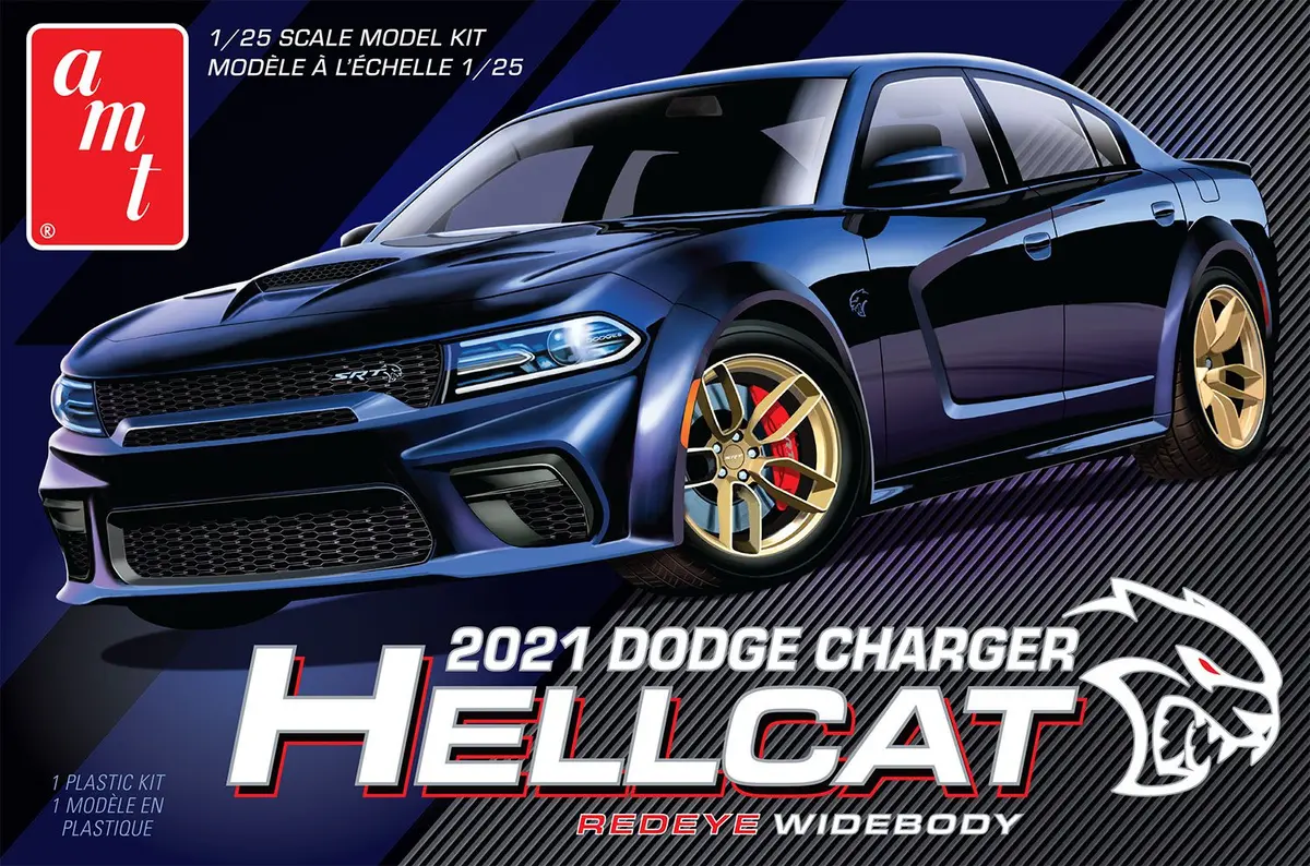 Amt 1/25 2021 Dodge Charger Hellcat Redeye Widebody 1