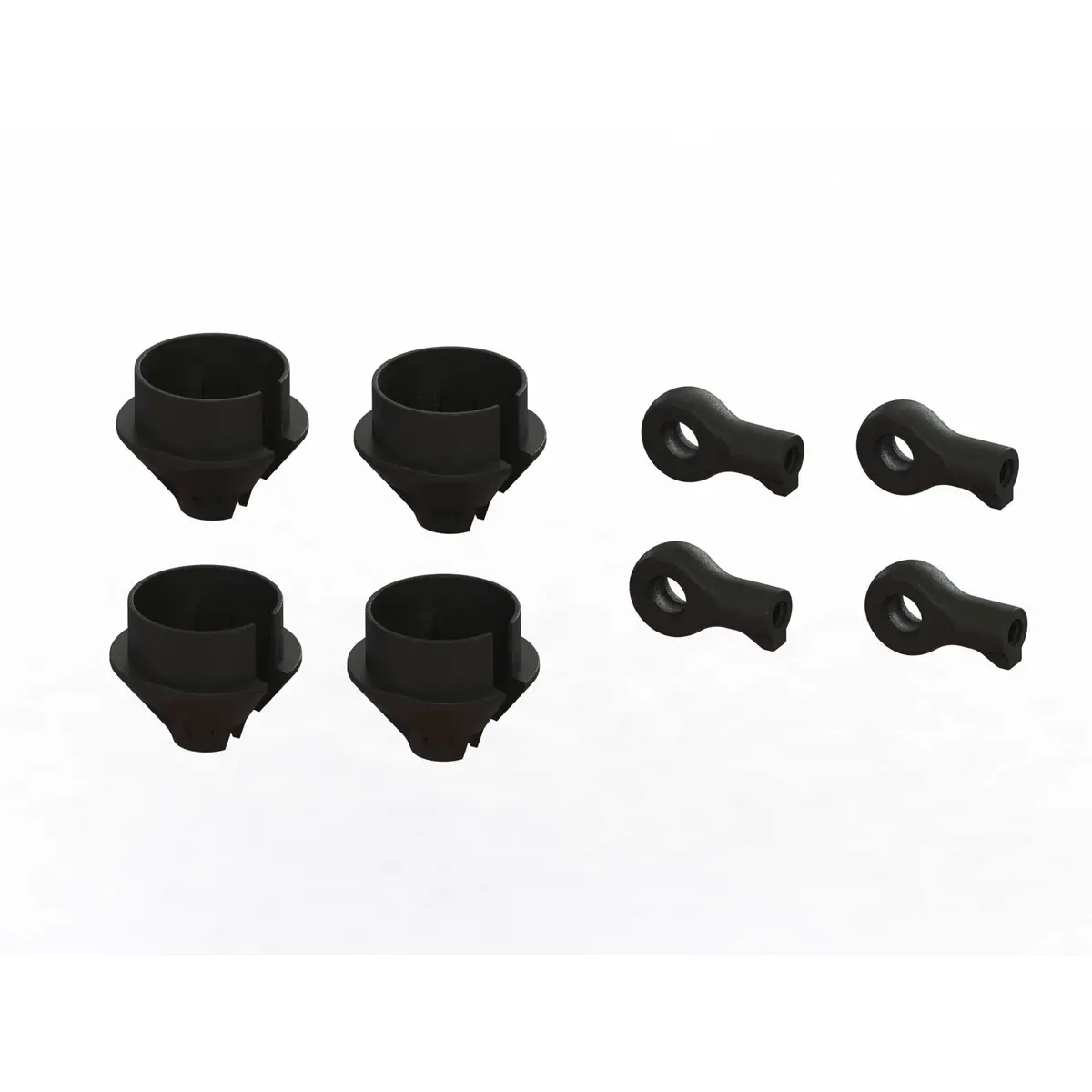 Hd Shock Rod End & Spring Cup Set 1