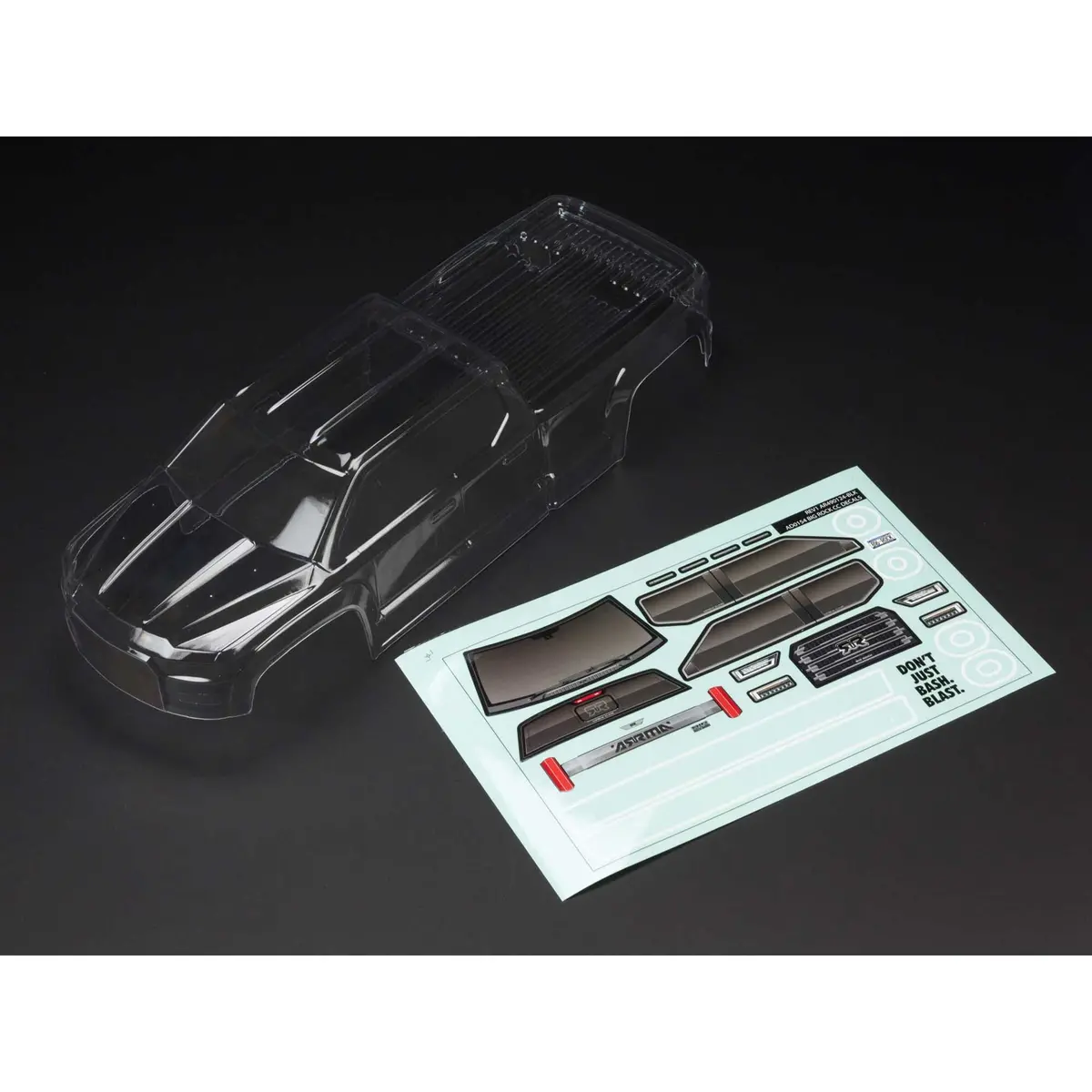Big Rock Crew Cab 4X4 Body, Clear & Decals 1