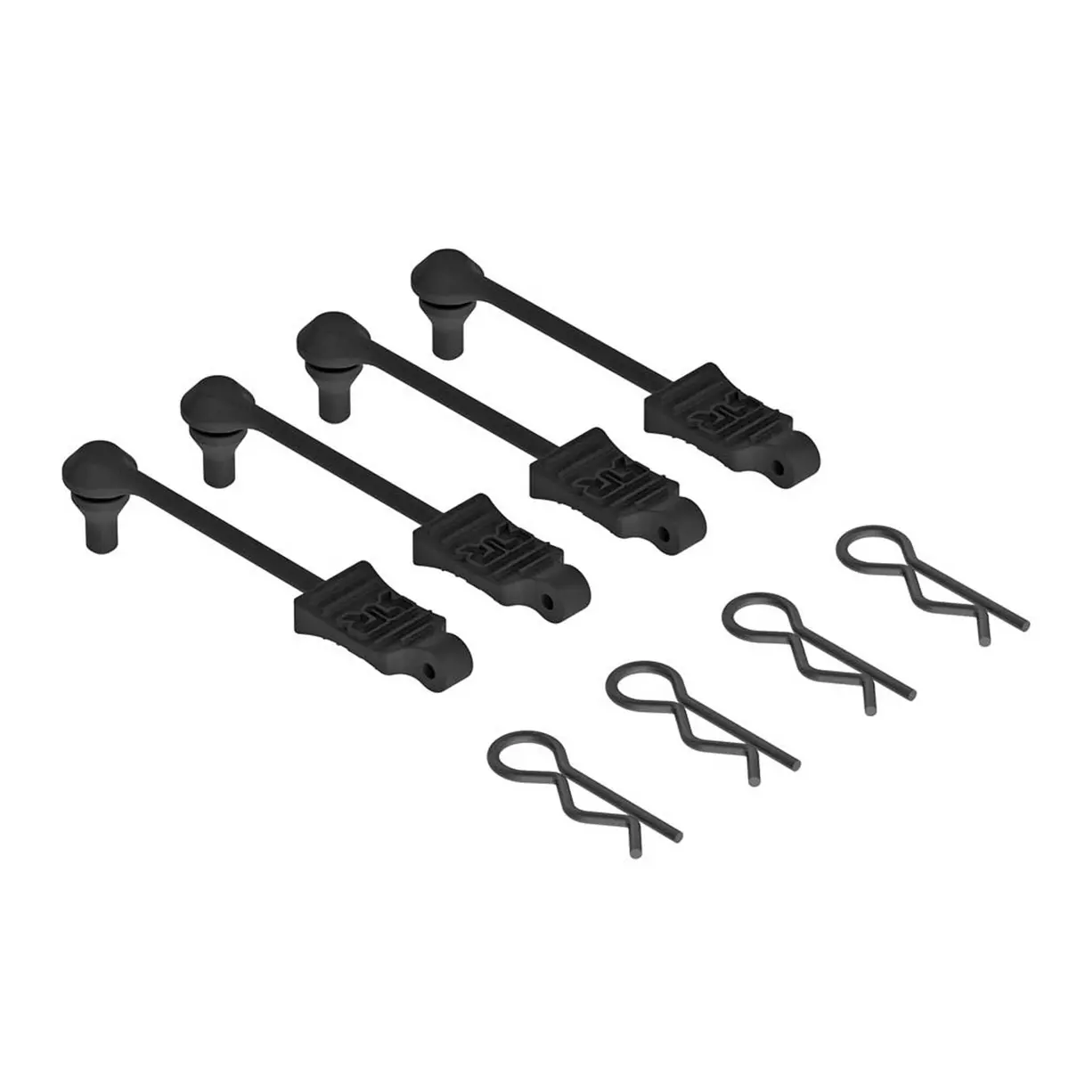 1/10 Body Clip Retainer, Black 1