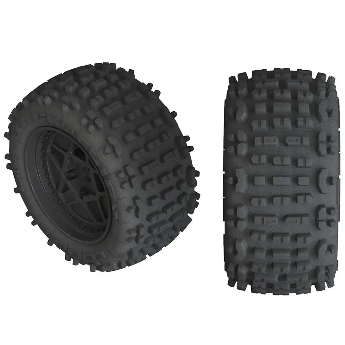 Dboots Back-Flip Lp 3.8 Tires & Wheels, 17Mm, Black 1