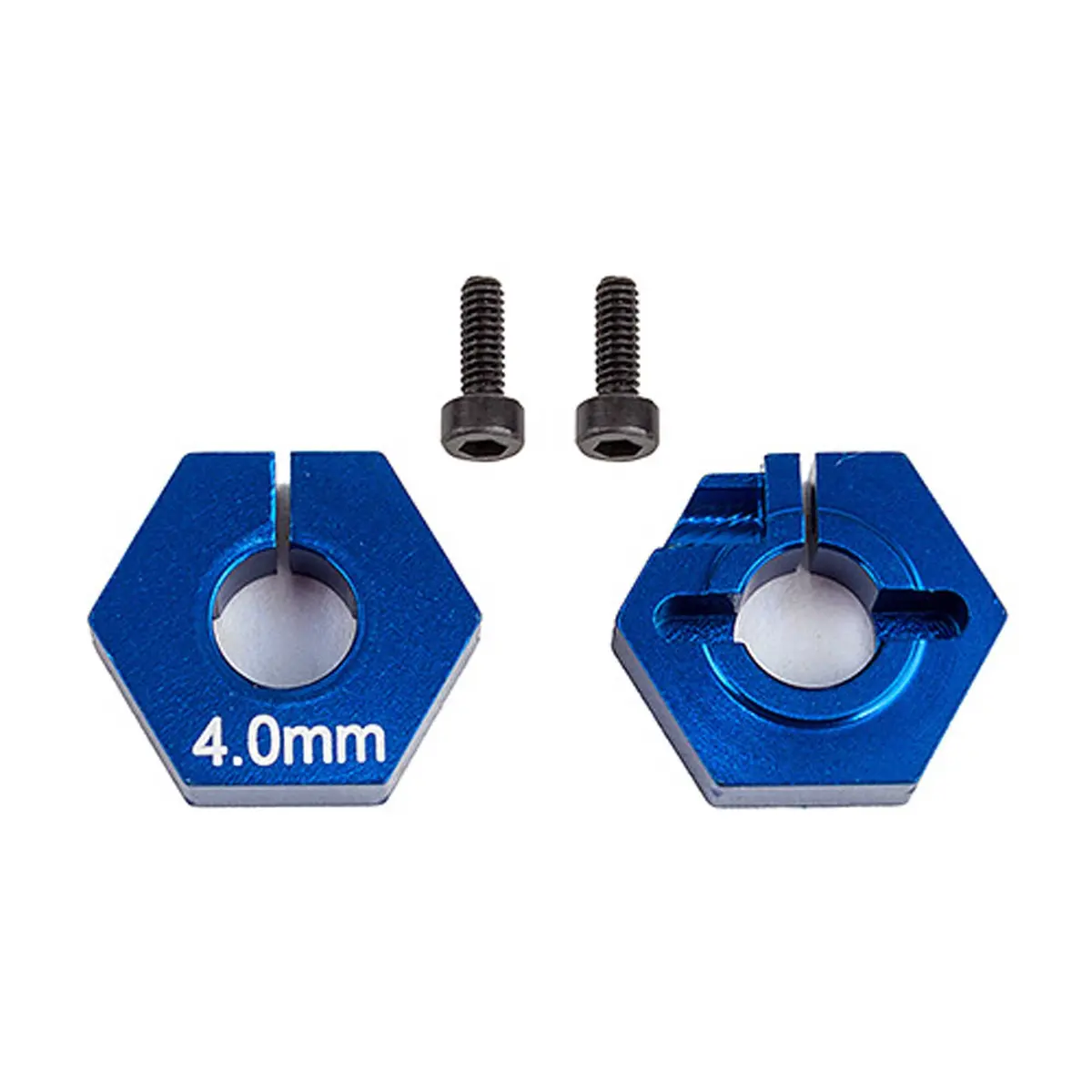 Rc10 B6.2 4.0Mm Clamping Wheel Hex, Blue 2