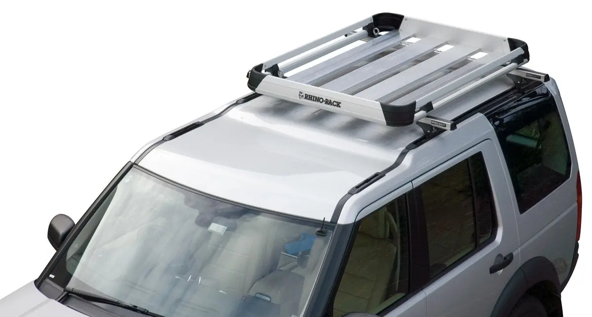 Rhino Rack Small Alloy Tray System - Discovery 3 & 4 1
