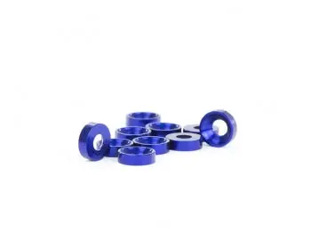 Aluminum M3 Countersunk Washer, Blue 1