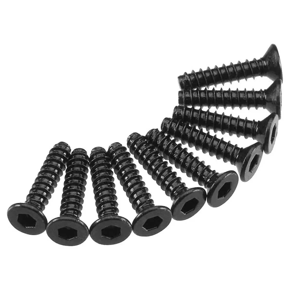 Hex Socket Tapping Flat Head Screw, 2.5X12mm 1