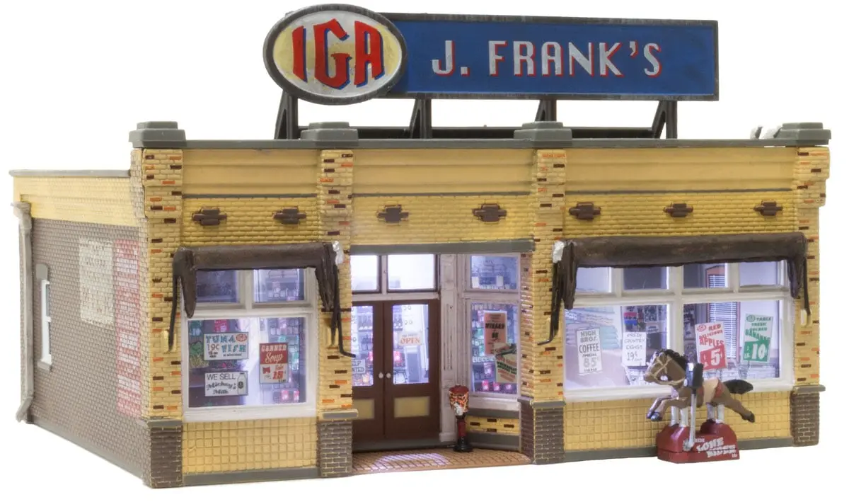 Woodland Scenics N Scale J. Frank's Grocery 1