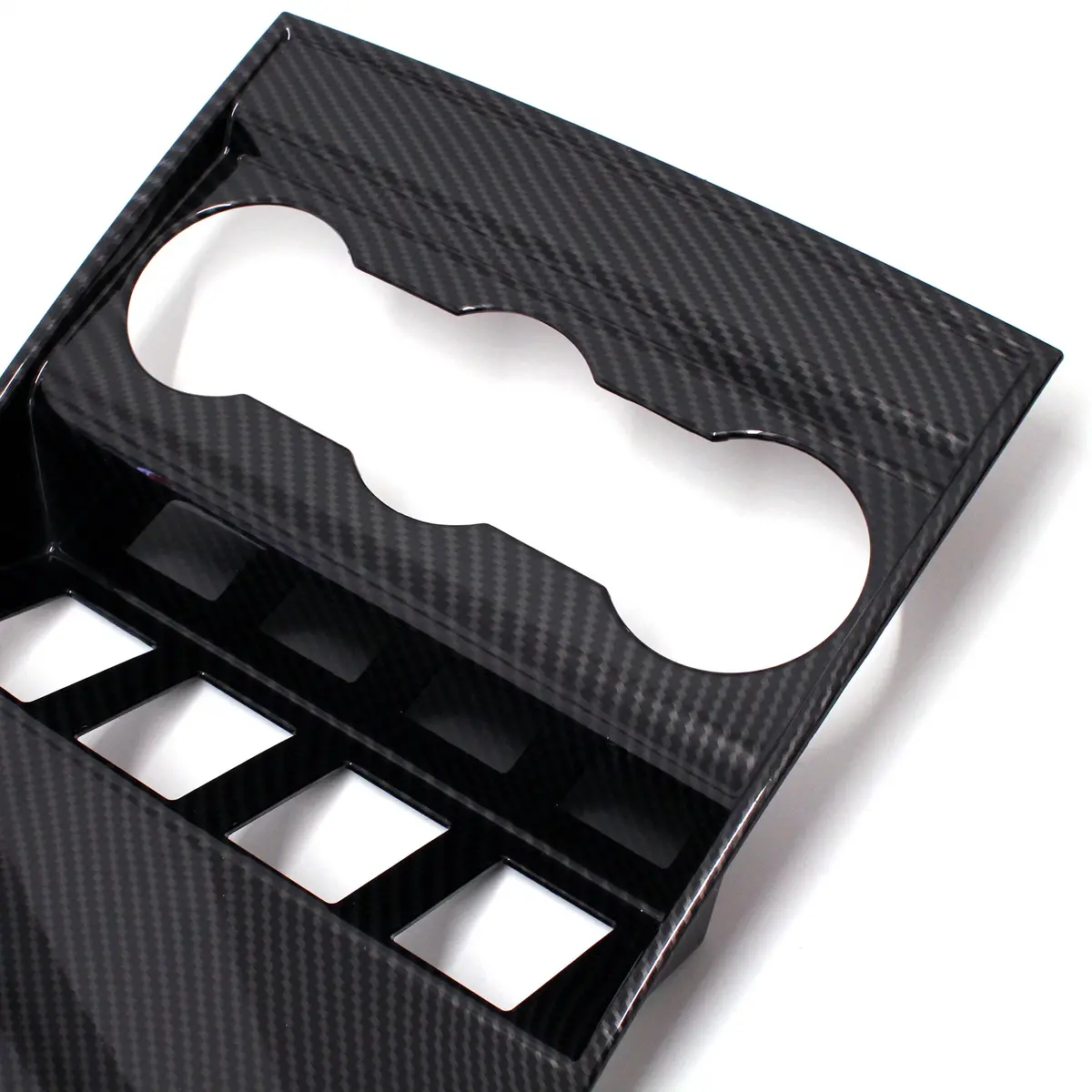 Carbon Effect Rear Climate Control Unit Cover For Land Rover Defender (2020+) 1