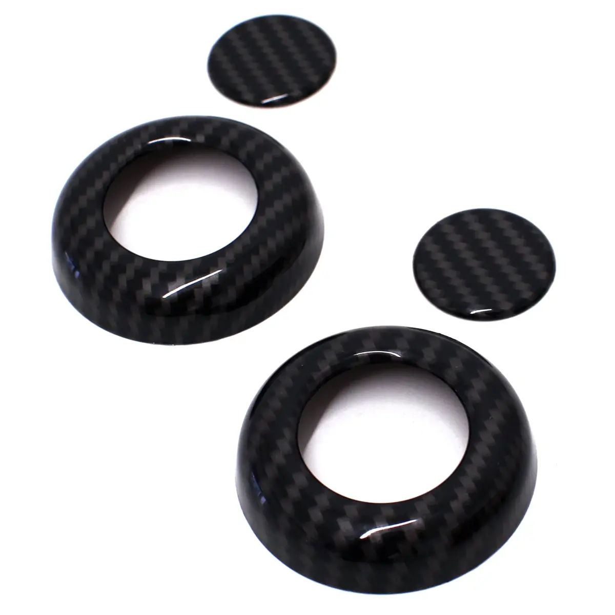 Carbon Effect Headrest Button Covers For Land Rover Defender (2020+) 2