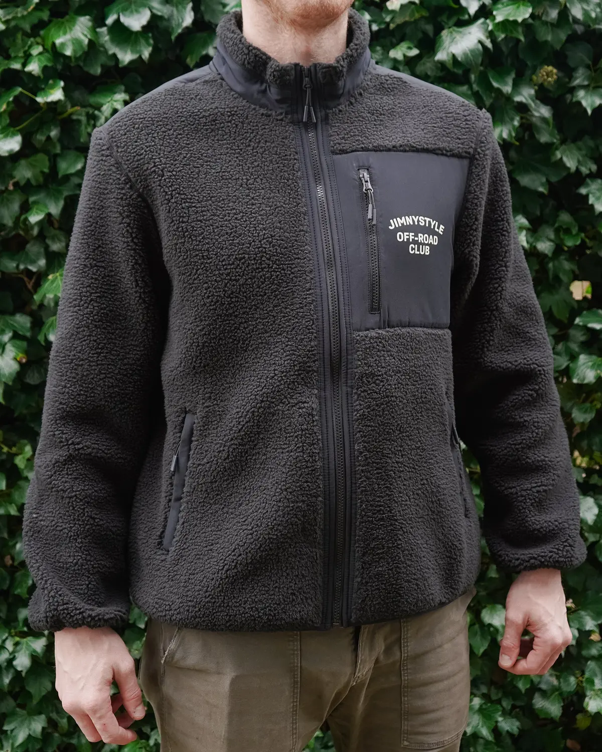 Jimnystyle Off-Road Club Sherpa Fleece - Black 4