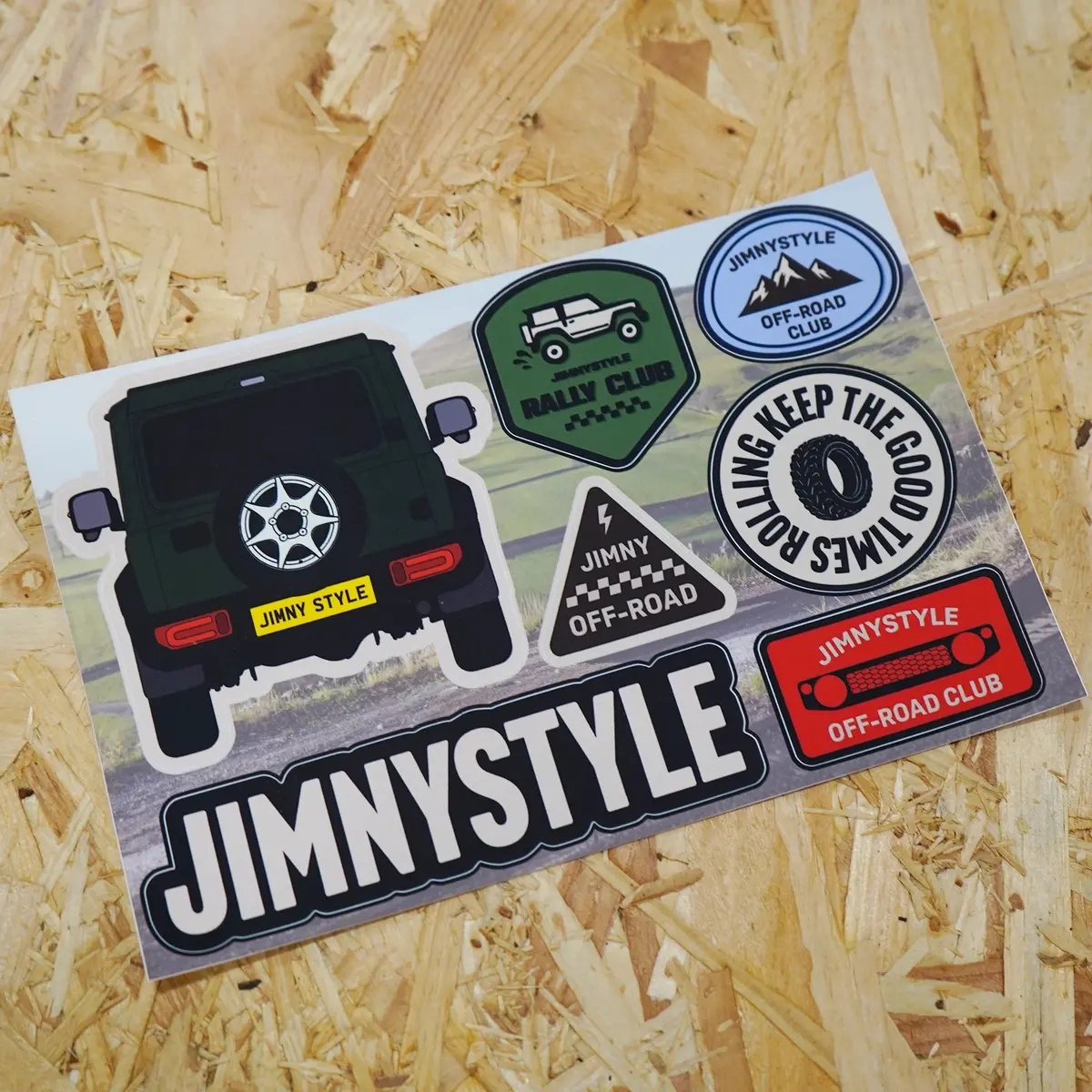 Jimnystyle Off-Road Club Sticker Sheet 1