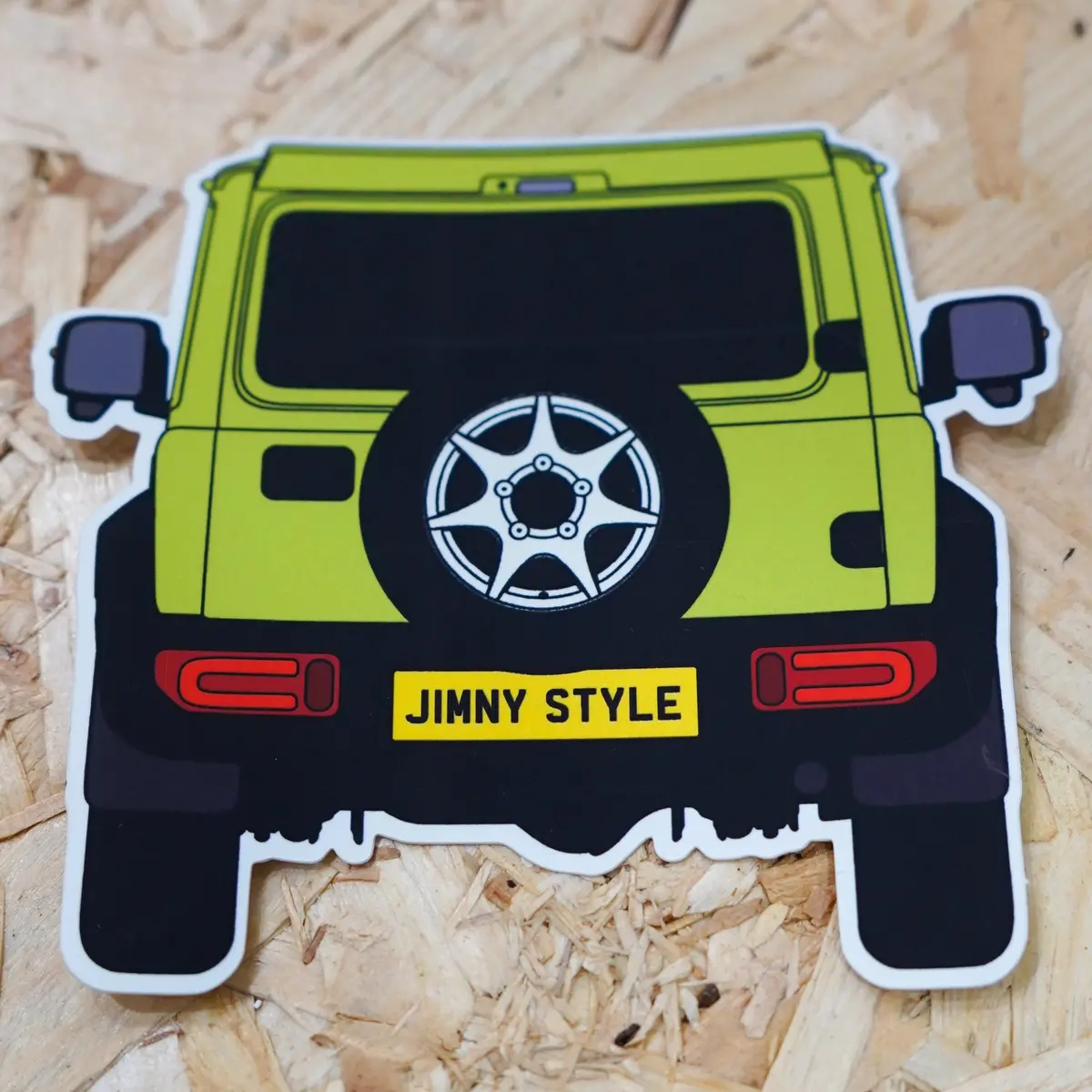 Jimnystyle Kinetic Yellow Suzuki Jimny Slap Sticker 1